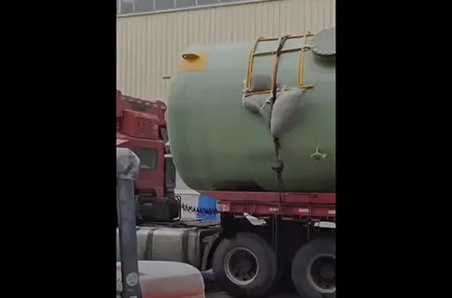 FRP Pipe Chimney Tube Fume Pipe for H2so4 Plant