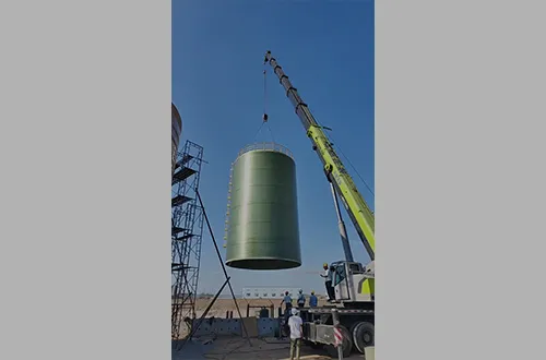 GRP FRP Chimney Pipe for Chemical Plants